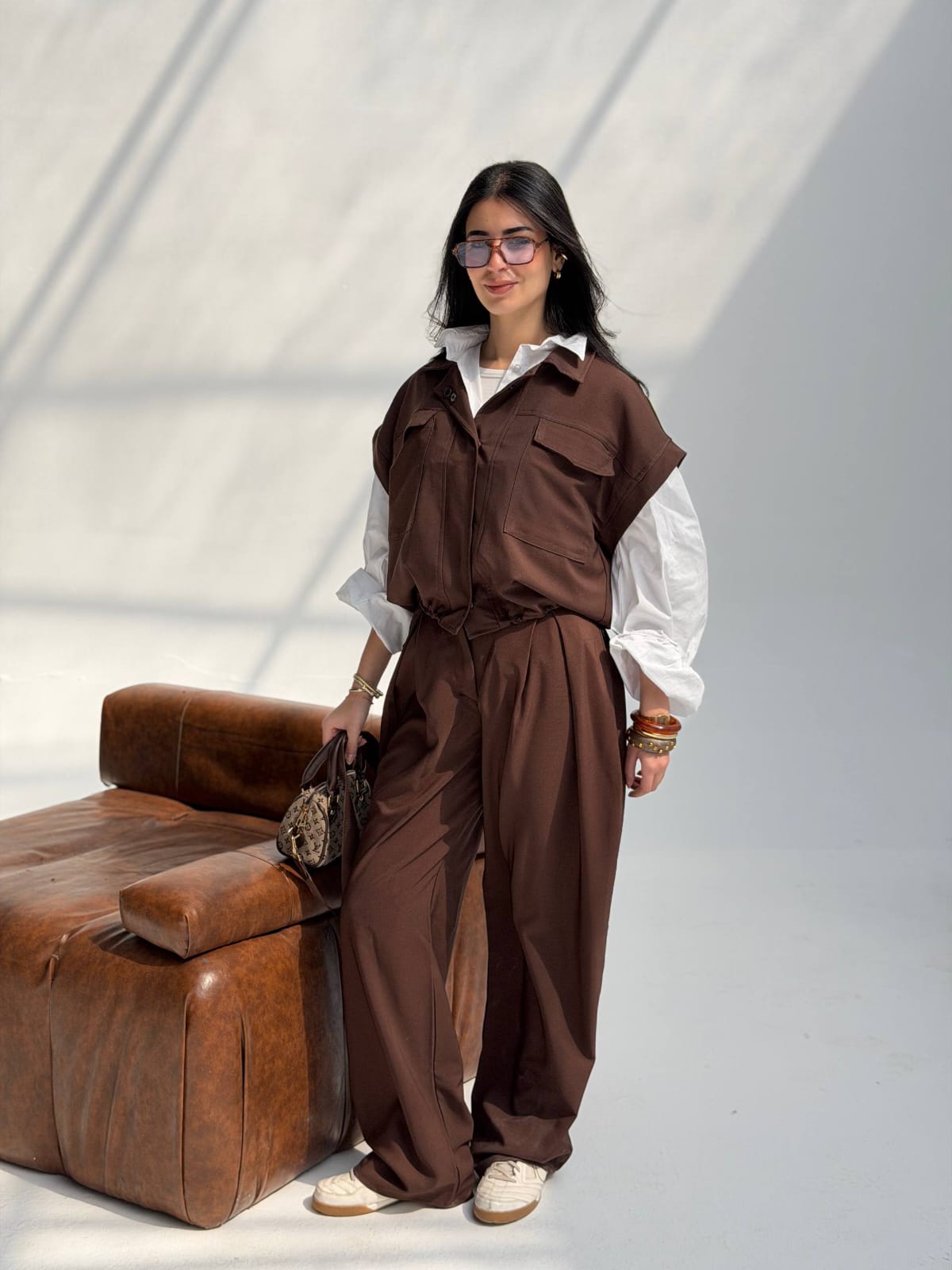 Gabardine Cobra Cut Suit — photo 7 — Yokaa Suit Set