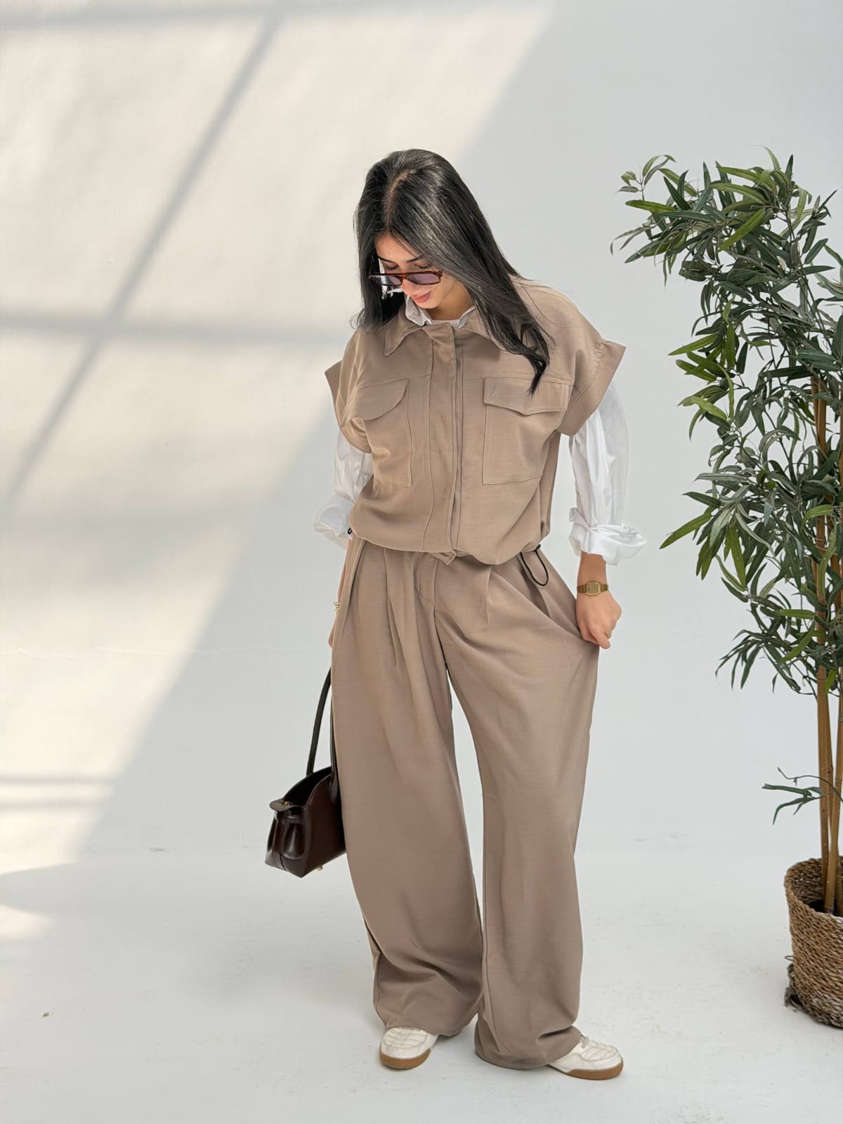 Gabardine Cobra Cut Suit — photo 2 — Yokaa Suit Set