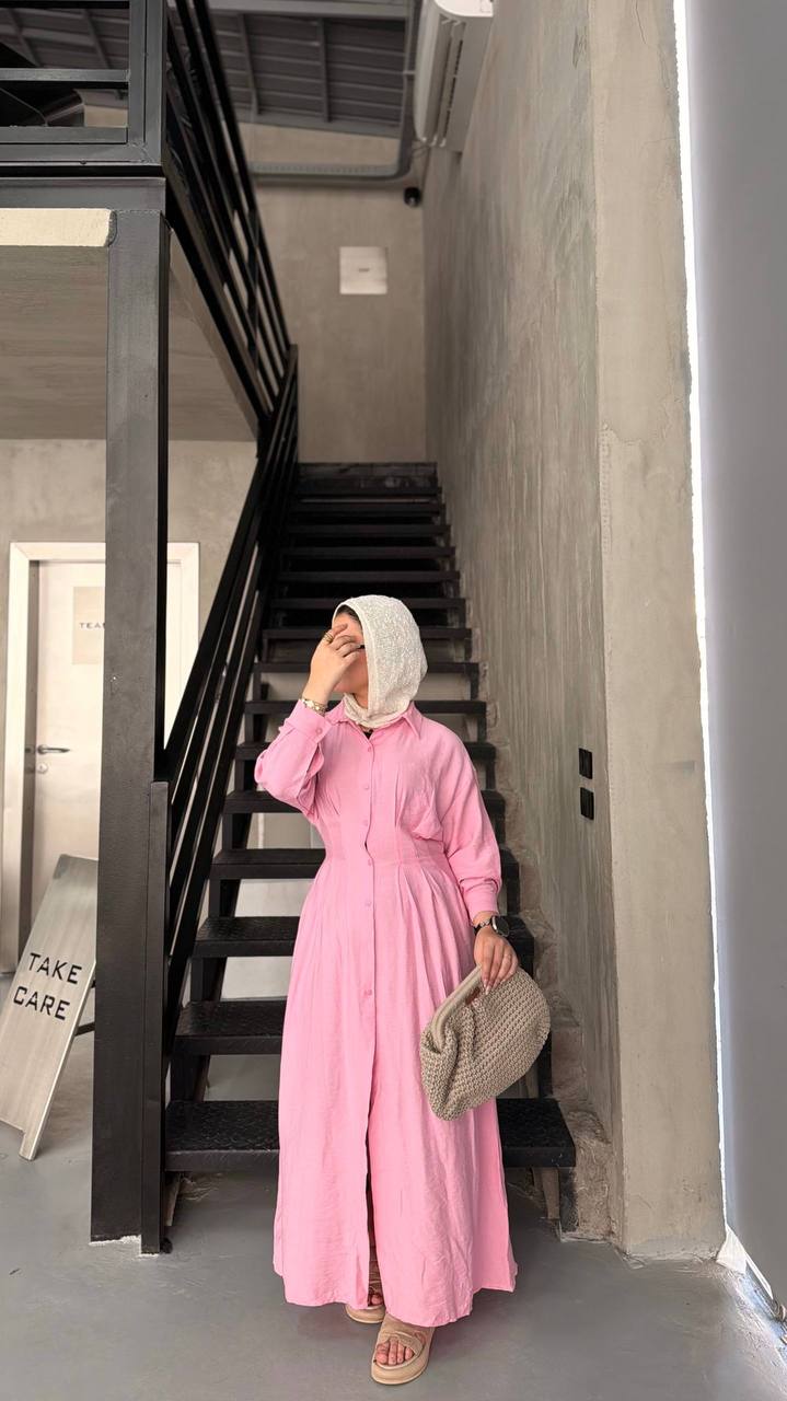 Linen Dress — photo 4 — Yokaa Dress