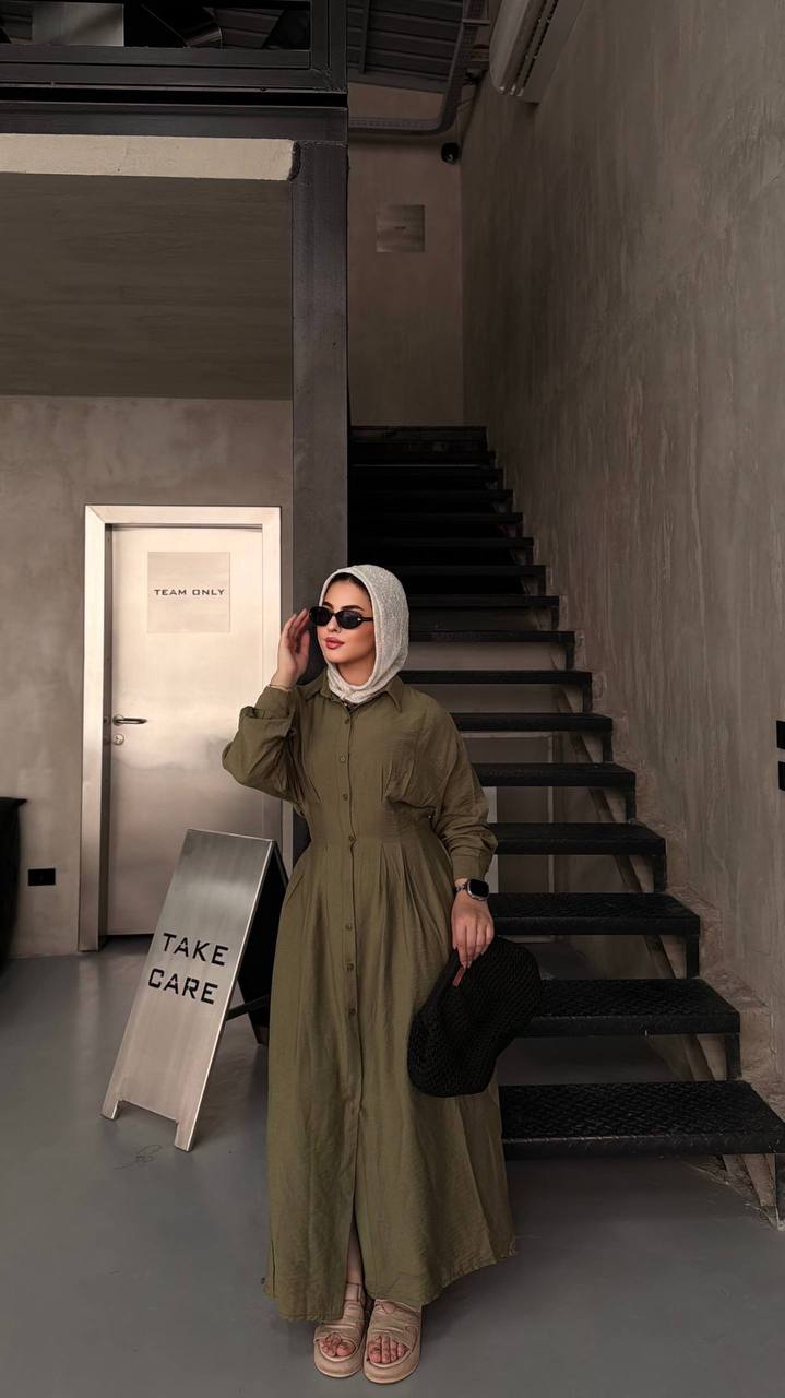 Linen Dress — photo 3 — Yokaa Dress