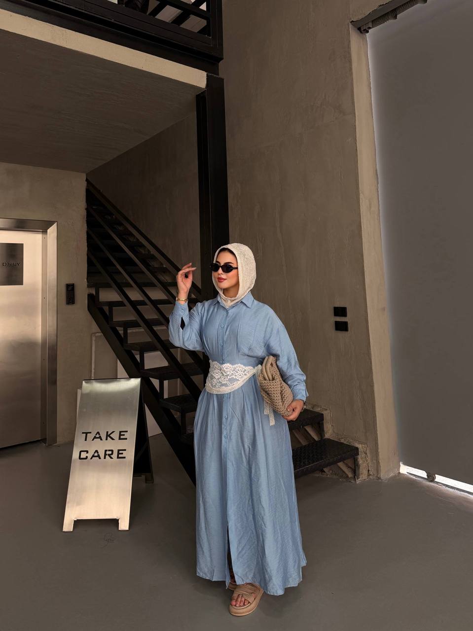 Linen Dress — photo 2 — Yokaa Dress