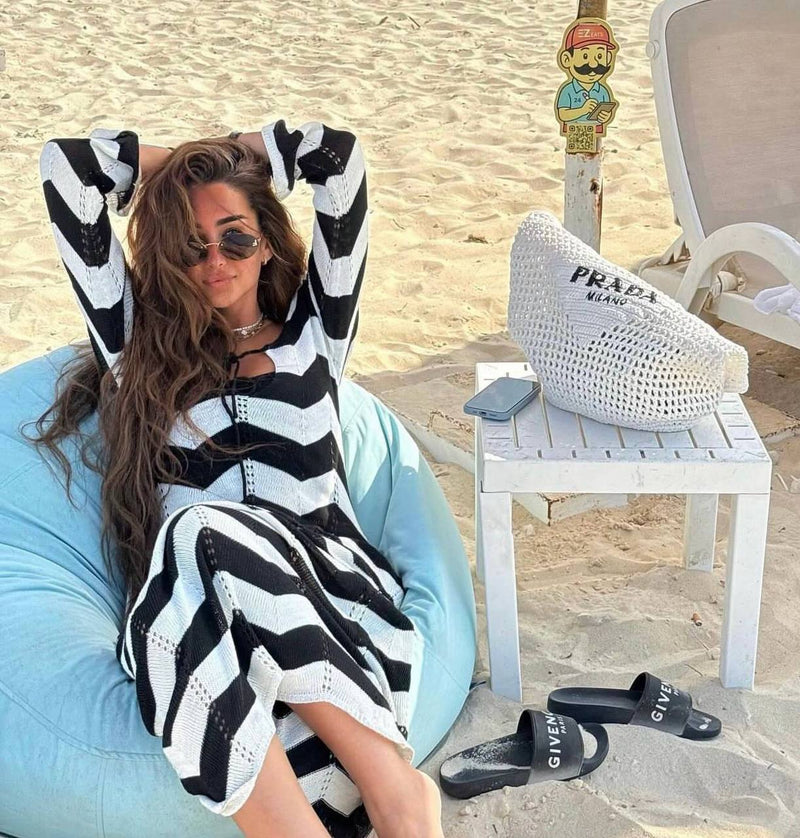 Knitted Beach Dress — photo 2 — Yokaa Dress