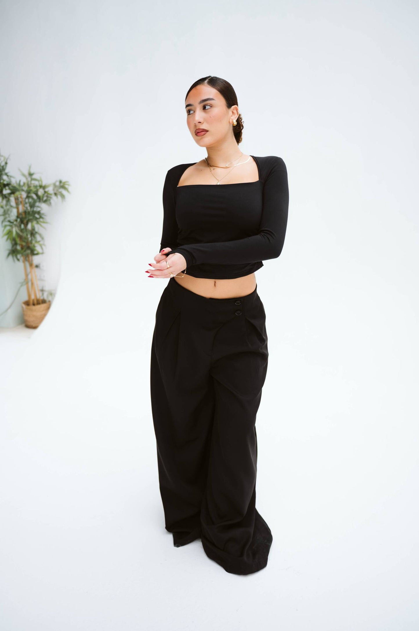 Basic Top – Ribbed Fabric — photo 4 — Yokaa Top