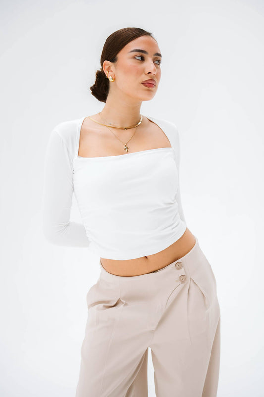 Basic Top – Ribbed Fabric — Top by Yokaa