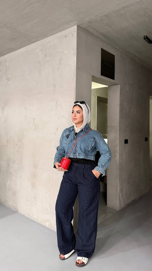 Striped Pants Rosaline Fabric — Pants by Yokaa