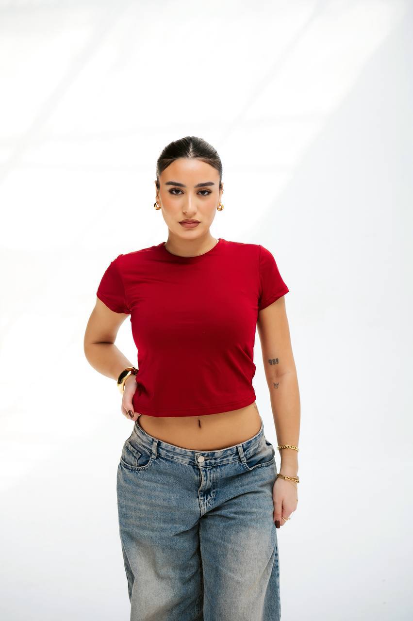 Basic Half-Sleeve Top — photo 6 — Yokaa Top