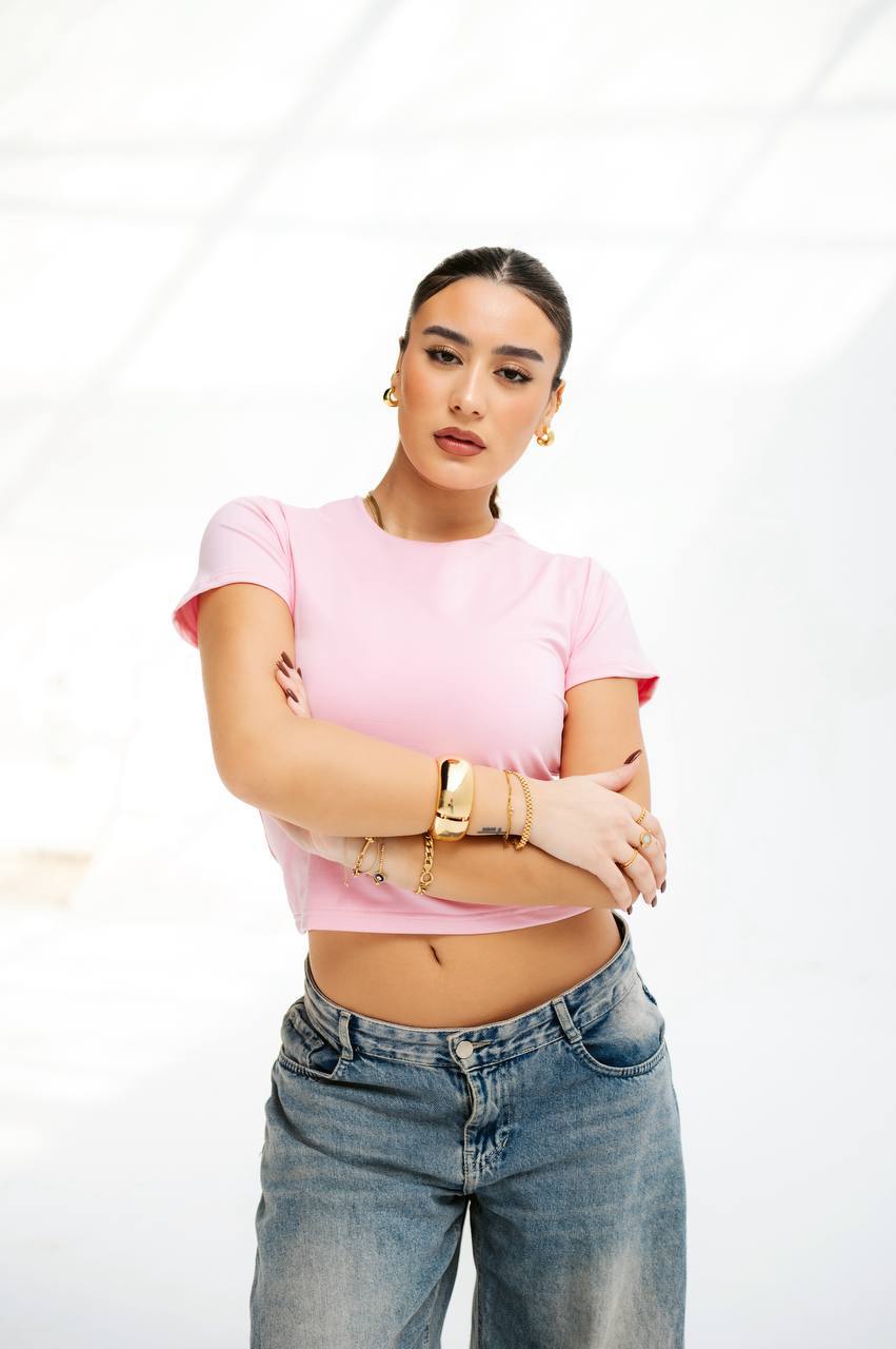Basic Half-Sleeve Top — photo 3 — Yokaa Top