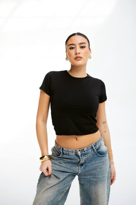 Basic Half-Sleeve Top — Top by Yokaa