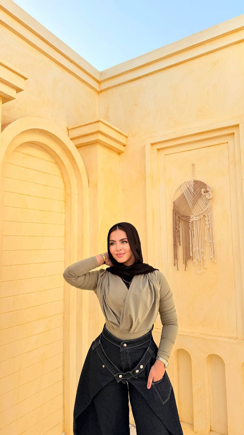 Basic Top Ribbed Fabric — photo 2 — Yokaa Top