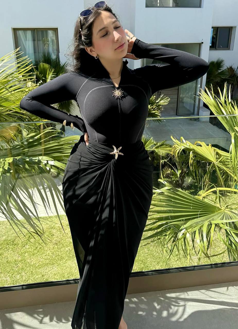 Star Burkini Imported Fiber Fabric – Water Resistant