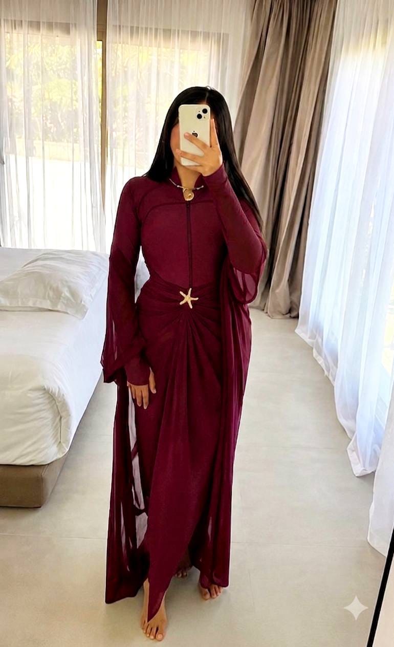 Star Burkini Imported Fiber Fabric – Water Resistant