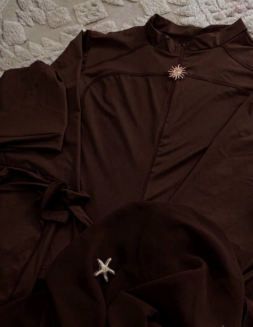 Star Burkini Imported Fiber Fabric – Water Resistant